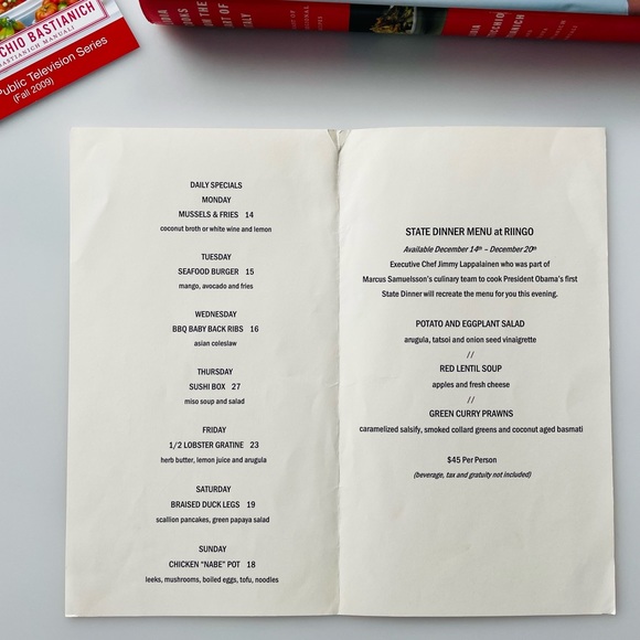 Lidia Bastianich Matticchio COOKBOOK SIGNED & Menu Signed, Famous Chef - Picture 13 of 16